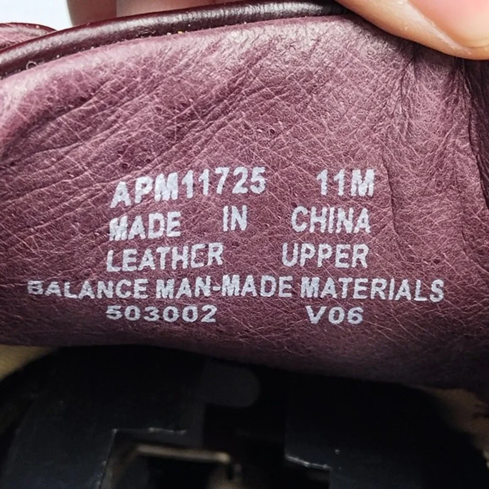 Rockport Ellingwood‎ Oxford Shoes Mens Size 11M Burgundy Leather Waterproof EUC